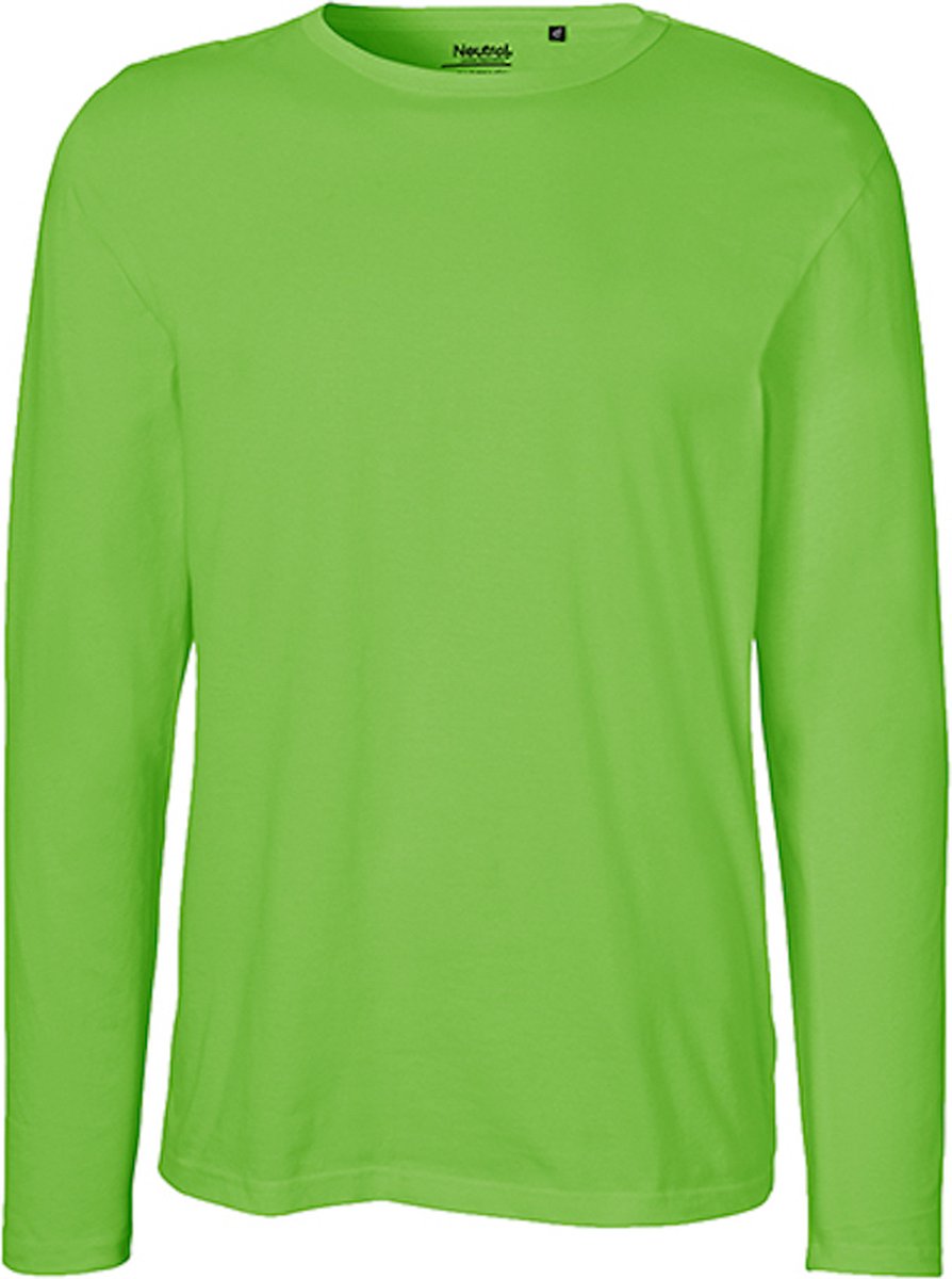 Neutral Men´s Long Sleeve T-Shirt NE61050 - Lime - XL