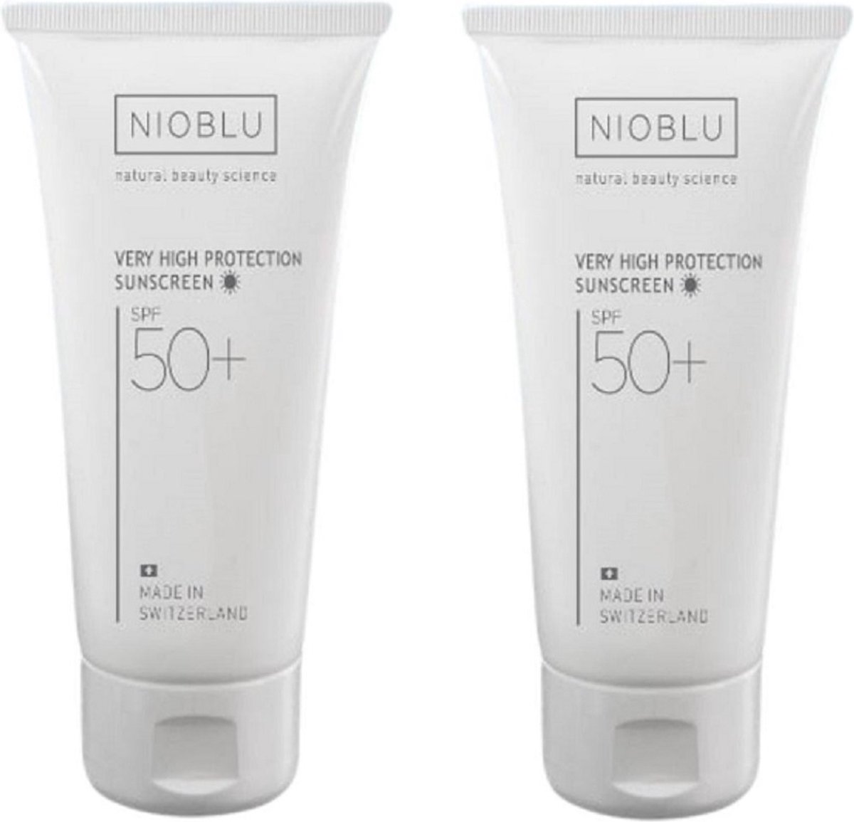 NIOBLU -Very- High - Protection - Sunscreen - SPF 50 - Duo Pack