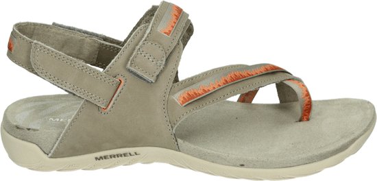 Merrell J005656 - Volwassenen Platte sandalenDames Sandalen - Kleur: Taupe - Maat: 37