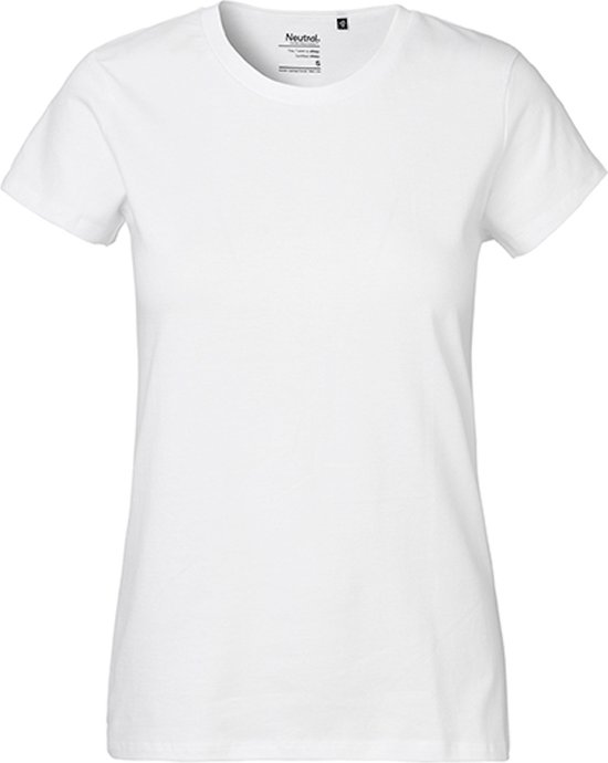 Ladies´ Classic T-Shirt met ronde hals White - S