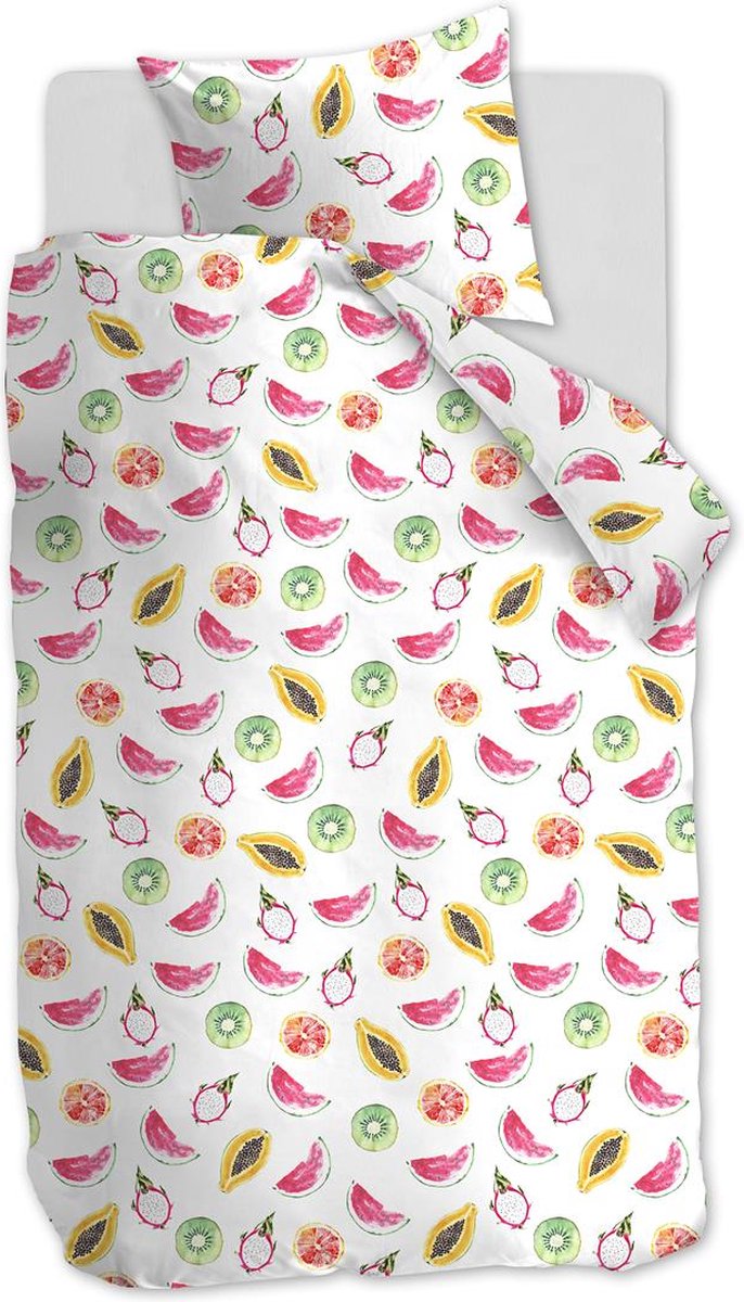 Ambiante Tutti Frutti dekbedovertrek - Eenpersoons - 140x200/220 - Multi