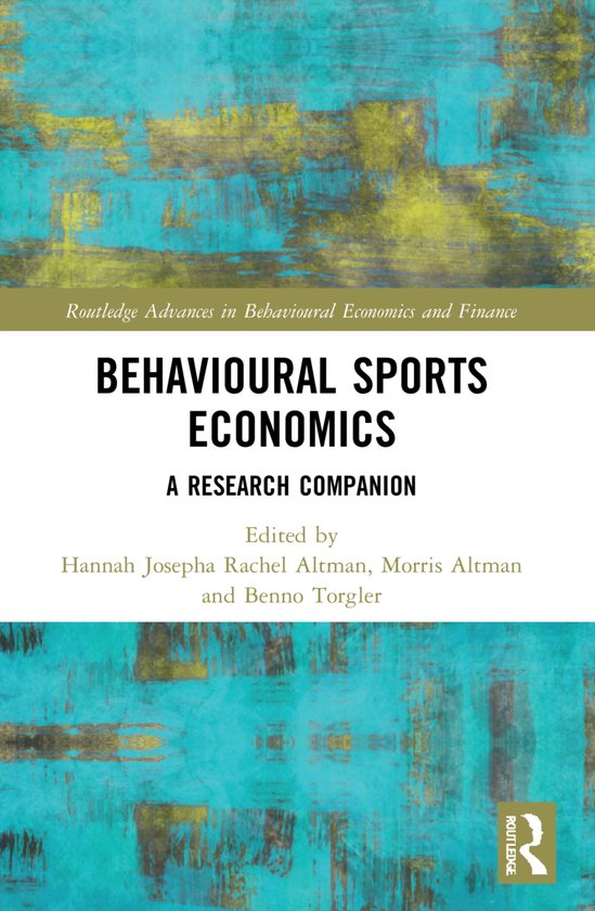 Routledge Advances in Behavioural Economics and Finance- Beh ... - cover