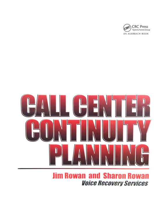 Call Center Continuity Planning - cover