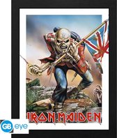 Art Print Iron Maiden Trooper Eddie 30x40 cm (inclusief kader)