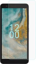 9H Tempered Glass - Geschikt voor Nokia C02 Screen Protector - Transparant