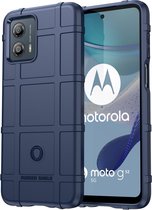 Coverup Rugged Shield TPU Back Cover - Geschikt voor Motorola Moto G53 Hoesje - Blauw