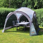 TERRA OUTDOOR - Pavillon L345xL345xH247- Tente de réception résistante aux intempéries - Gazebo avec parois latérales - Tente de réception avec moustiquaire - Tente de tonnelle - Tente de camping