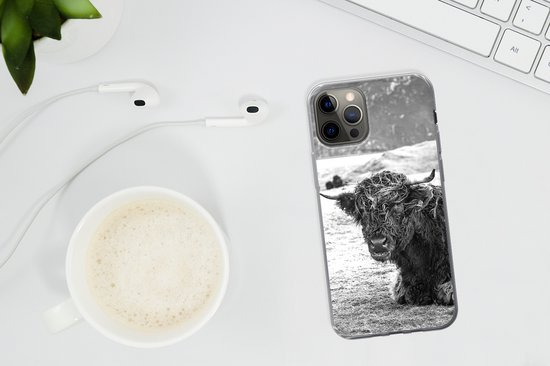 Coque iPhone 13 Pro - Highlander écossais - Berg - Animaux - Coque en Siliconen