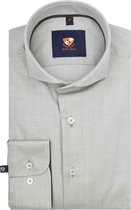 Suitable - Overhemd Twill Lichtgroen - Heren - Maat 42 - Slim-fit