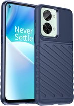 Coverup Rugged Shield TPU Back Cover - Geschikt voor OnePlus Nord 2T Hoesje - Blauw