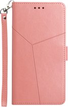 Coverup Book Case - Geschikt voor Motorola Moto G51 Hoesje - Roze