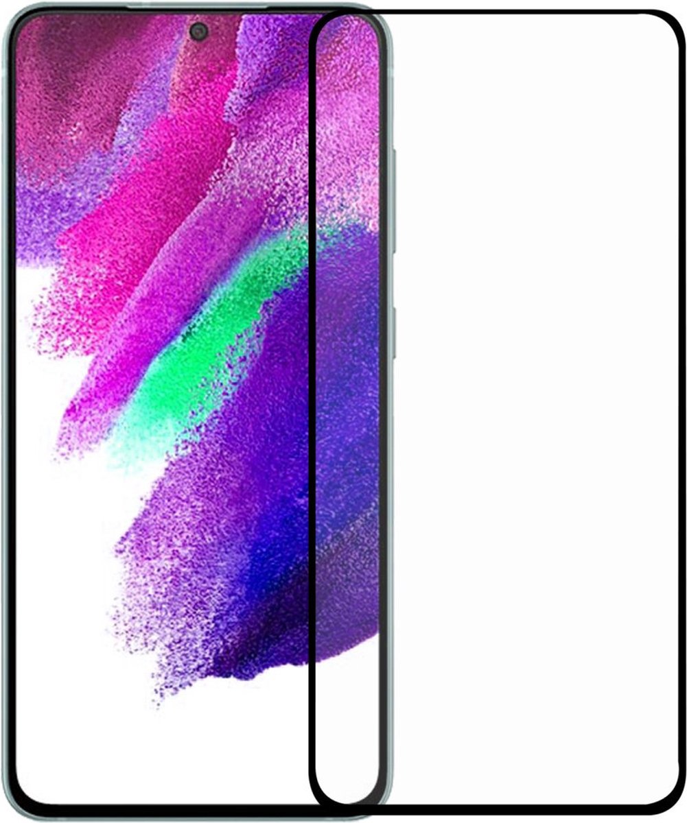Screen Protector - Geschikt voor Samsung Galaxy S22 Plus Screen Protector - Full-Cover Tempered Glass - Zwart