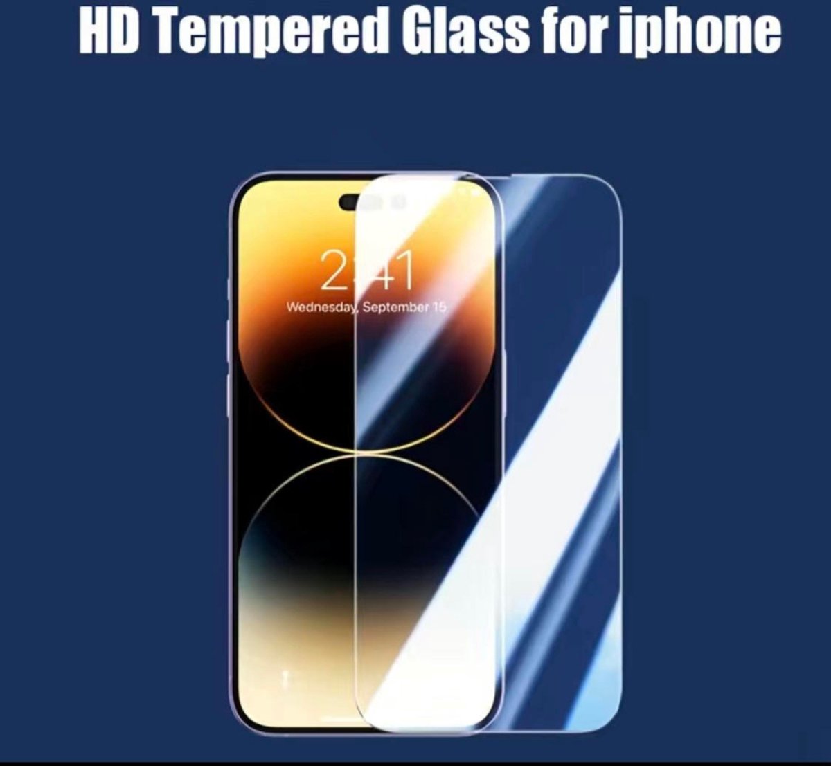 2PCS HD screen cover glass voor apple iphone xr full screen coverage protector glass film