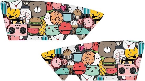 Bakfiets stickers "New York" - Urban Arrow accessoires - UV bestendig