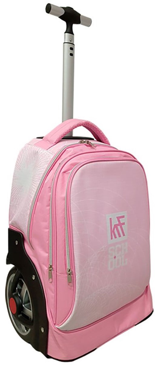 Krf School Reistas Met Wielen Roze