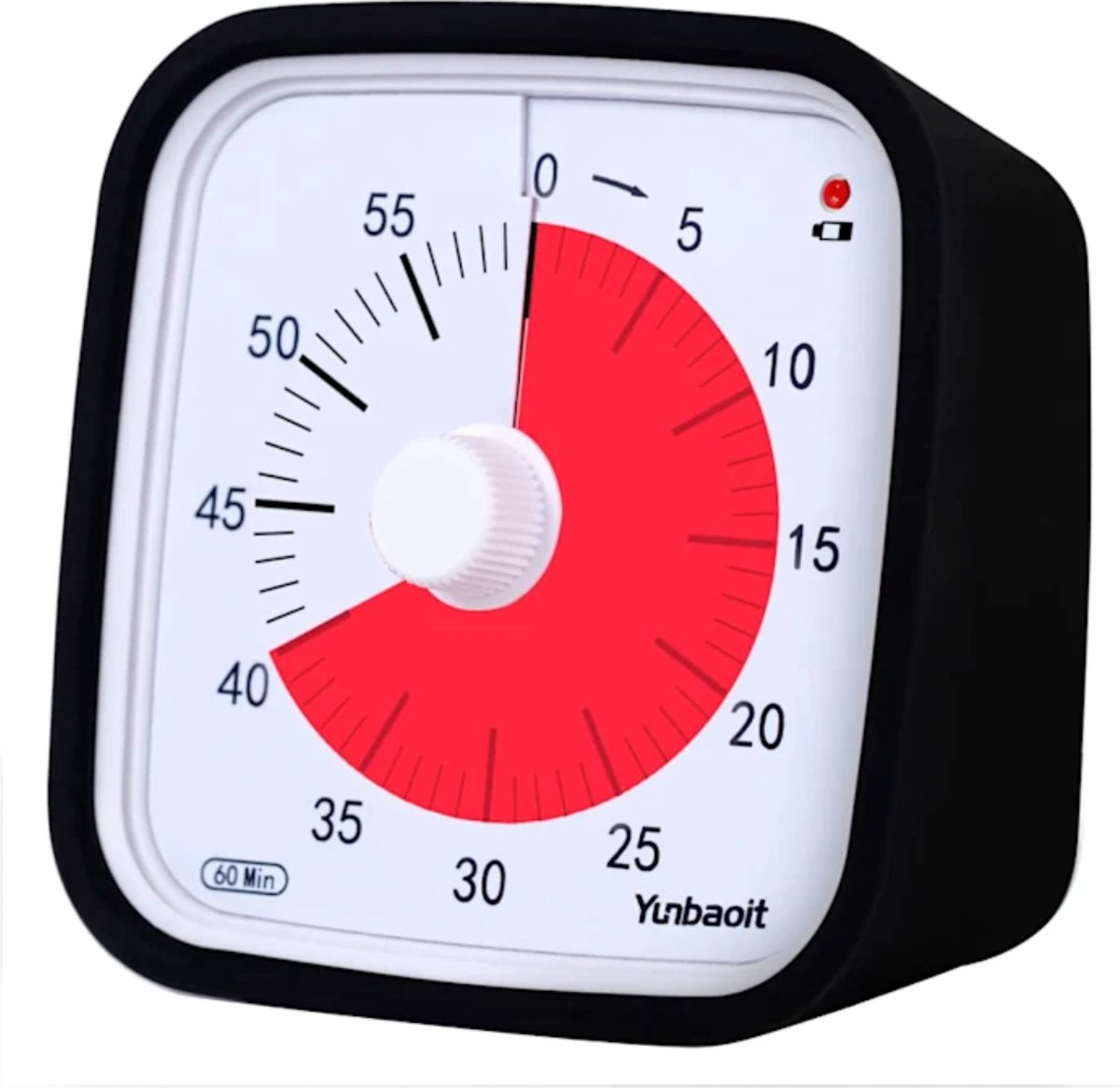 VINKIT Leerklok Zwart Hoogwaardige Leerklok voor Kinderen Timer