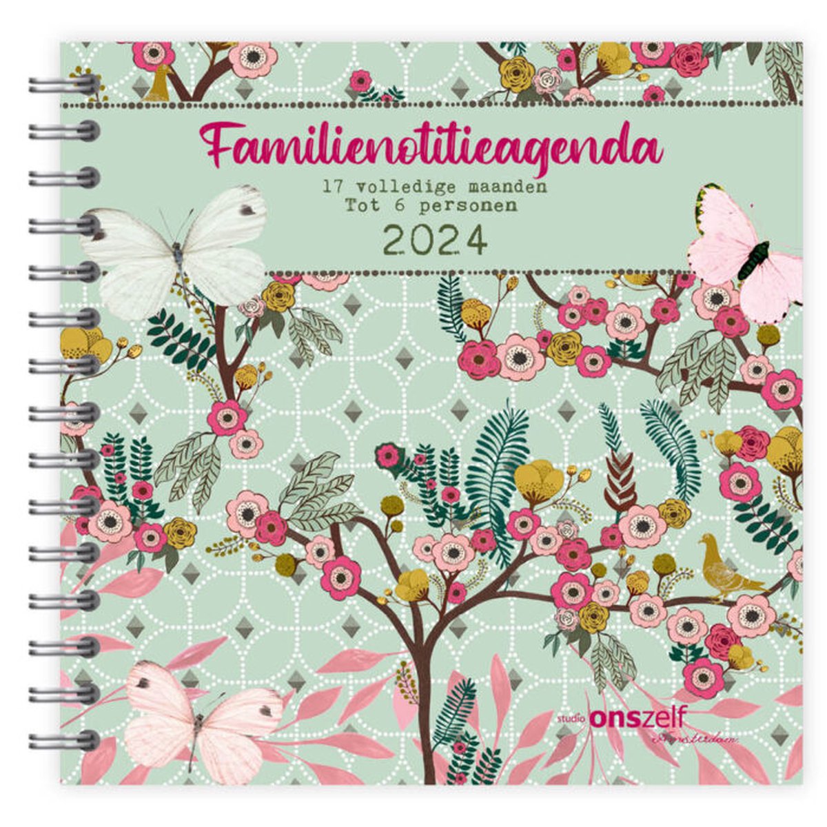 Studio Onszelf Familienotitieagenda 2024 6 persoons 17 maands