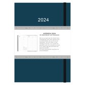 Comello Thuiswerkagenda 2024 - blauw - A5