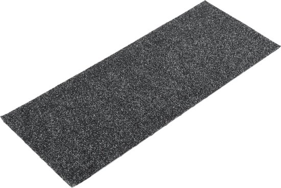 casa pura Trapmatten voor binnen, zelfklevend, rechthoekig, rood, 1 stuk, traptreden, matten, 65 x 23,5 cm, modern design traptapijt (Via Veneto