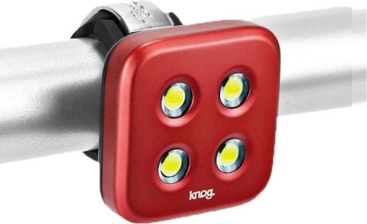 Knog Blinder fietsverlichting 4 witte led, standaard rood