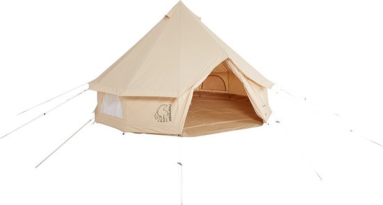 Nordisk Asgard 12.6 tent - 6 personen - Technical Cotton - beige — afbeelding 2