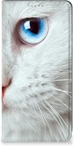 Bookcover Nokia G22 Smart Case Witte Kat