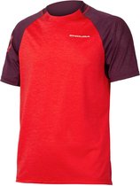 Endura Singletrack T-shirt Met Korte Mouwen Rood XL Man