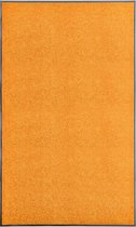 vidaXL - Deurmat - wasbaar - 90x150 - cm - oranje