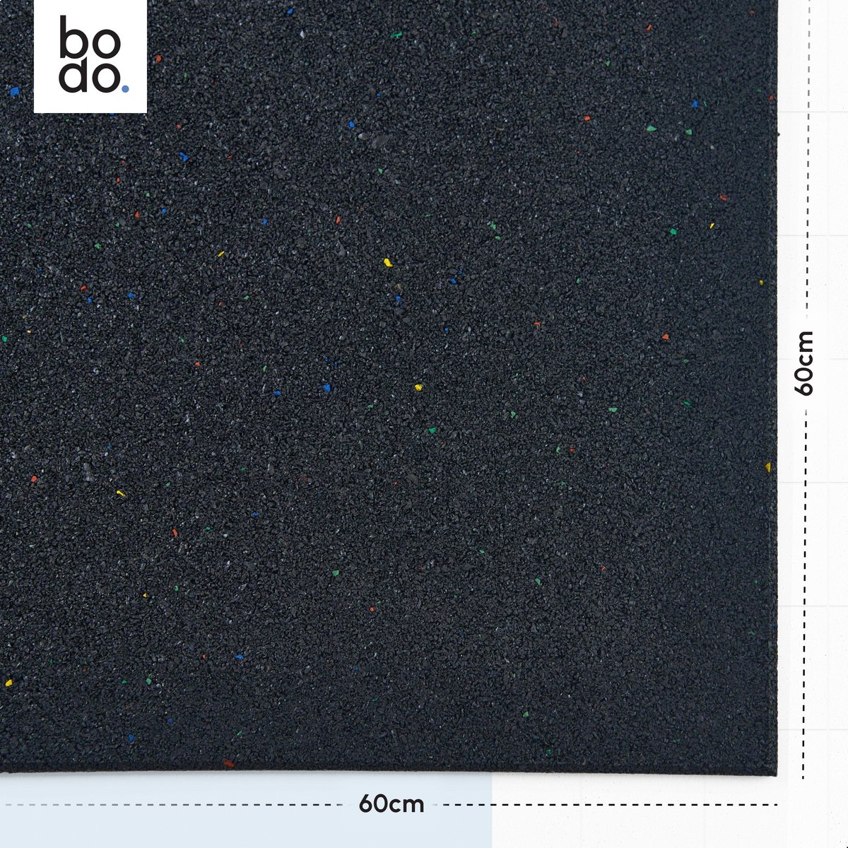 Bodo® Anti Trillingsmat Wasmachine en droger - 60x60x1cm — afbeelding 5