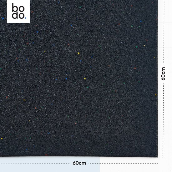 Bodo® Anti Trillingsmat Wasmachine en droger - 60x60x1cm