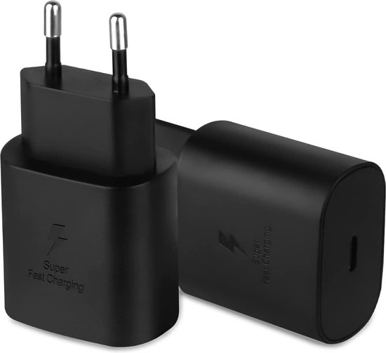 Chargeur rapide pour Samsung - 25 Watt - Charge super Fast 2.0 - Adaptateur  USB C - 2... | bol