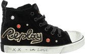 Replay - Sneakers Hoog - XX in LOVE - Maat 37 - Zwart