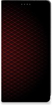 Telefoonhoesje met foto OnePlus Nord CE 2 Lite 5G Smart Cover Geruit Rood