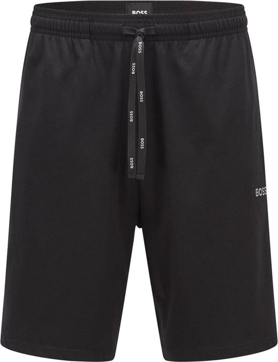 BOSS Mix&Match Short - heren pyjama- of loungebroek kort - zwart - Maat: L