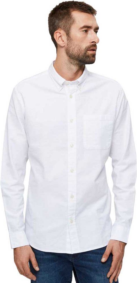 Selected Regrick Oxford Flex Lange Mouwen Overhemd Wit 2XL Man