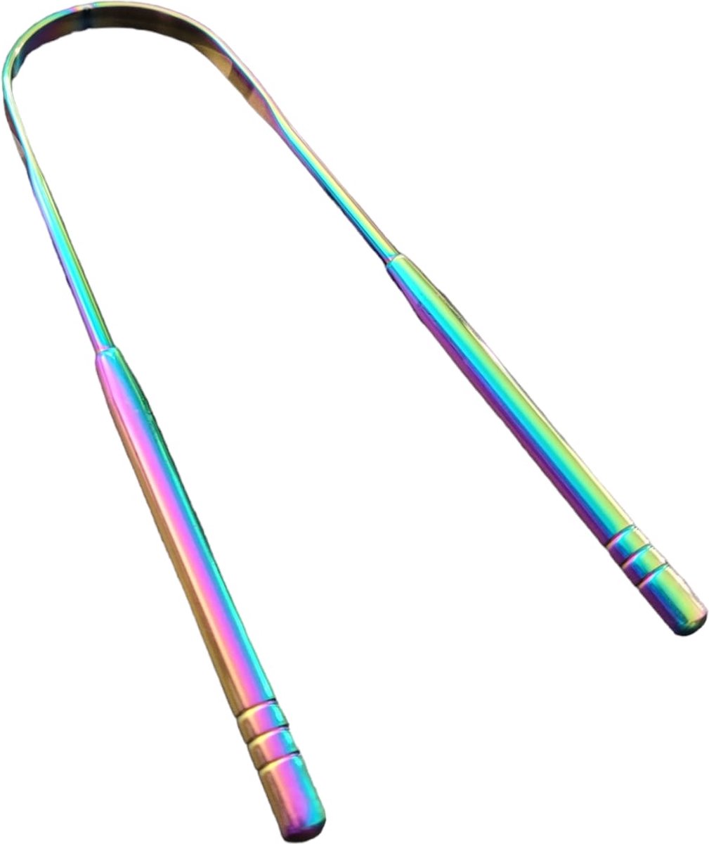 Goedkoopste oDaani Tongschraper voor Mondverzorging – Tongreiniger – Regenboog