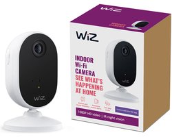 WiZ Slimme Binnencamera - Home Monitoring - Bedrade camera - Koppel met je slimme WiZ verlichting - Beweging- en geluidsdetectie