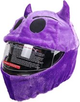 BikerFun Purple Devil - Couvre casque - Moto - Scooter - Universel - Accessoires de vêtements pour bébé