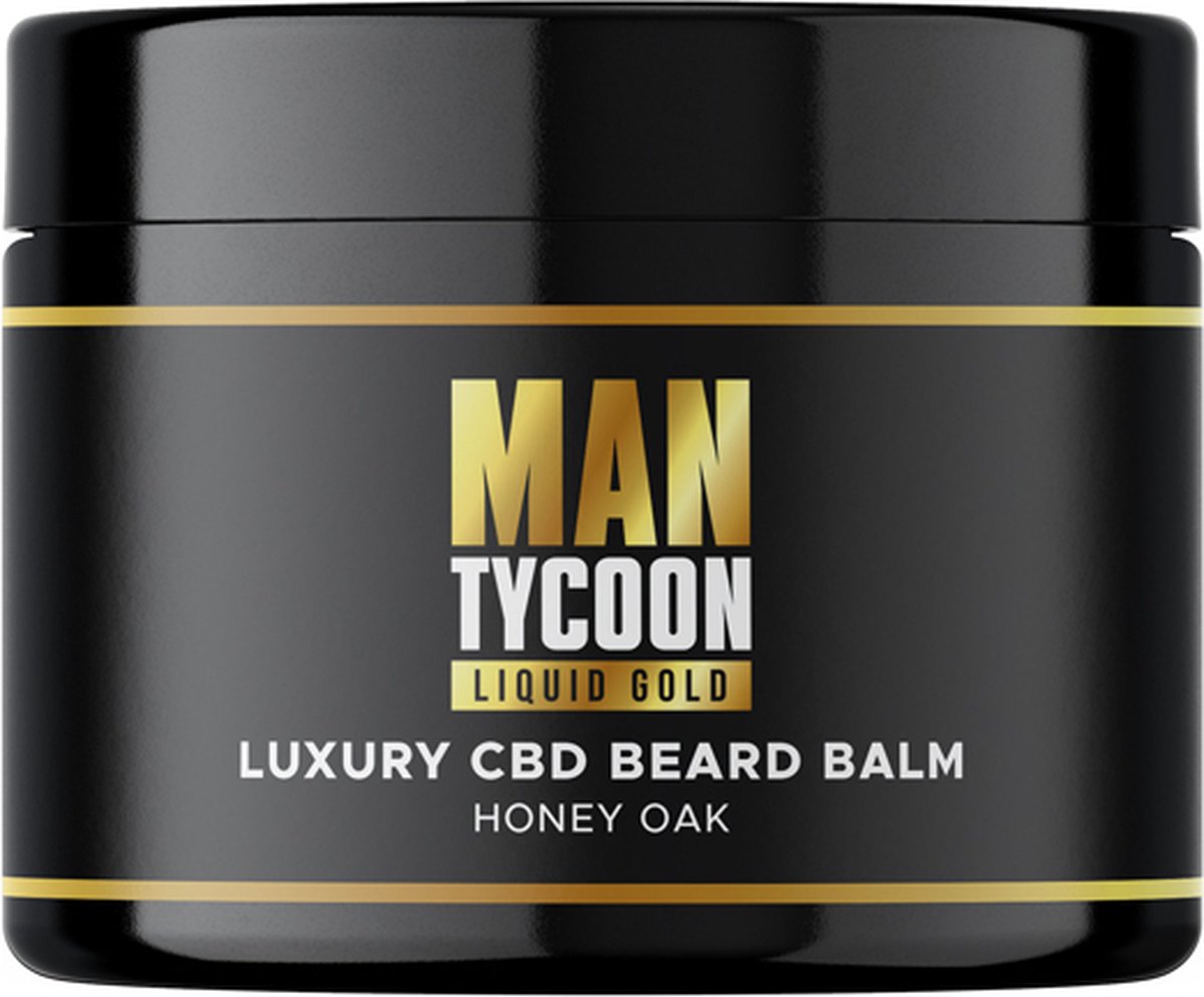 Goedkoopste Unieke baardbalsem met CBD van ManTycoon. Heerlijke en exclusieve Honing-Eik geur. Verzorgt en voedt huid en baard. THC en PMO vrij.