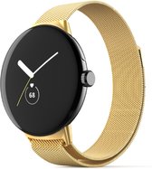 Milanees bandje - geschikt voor Google Pixel Watch / Pixel Watch 2 - goud
