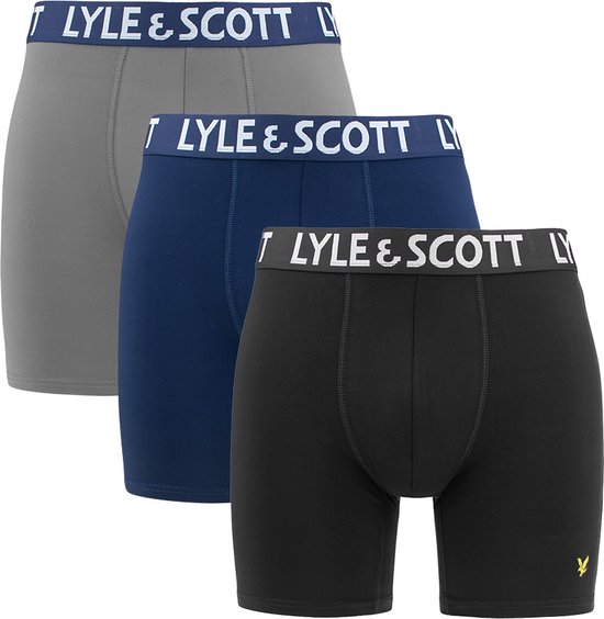 Lyle & Scott 3P microfiber boxers elton multi - L | bol.com