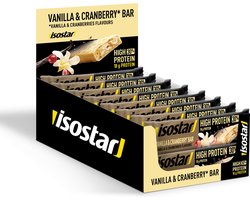 Isostar Isostar High Protein 30 Reep - Vanilla Cranberry - 16 x 56 gr