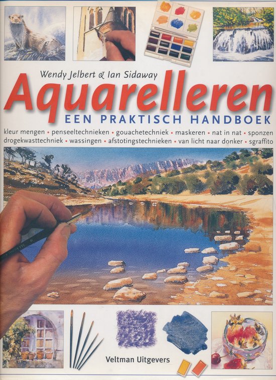 Cover van het boek 'Aquarelleren' van J. Sidaway en Wendy Jelbert