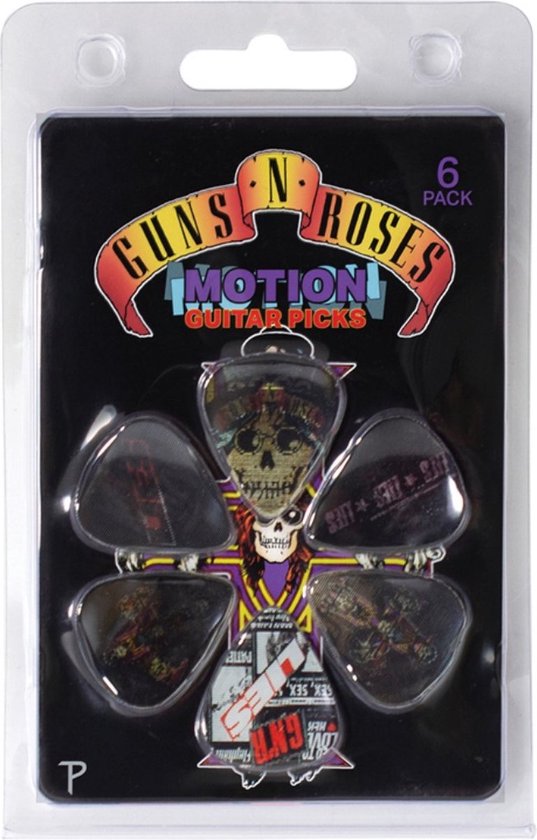 Perri's - Guns N' Roses - plectrum - Motion - Medium 0.71 mm - 6-pack
