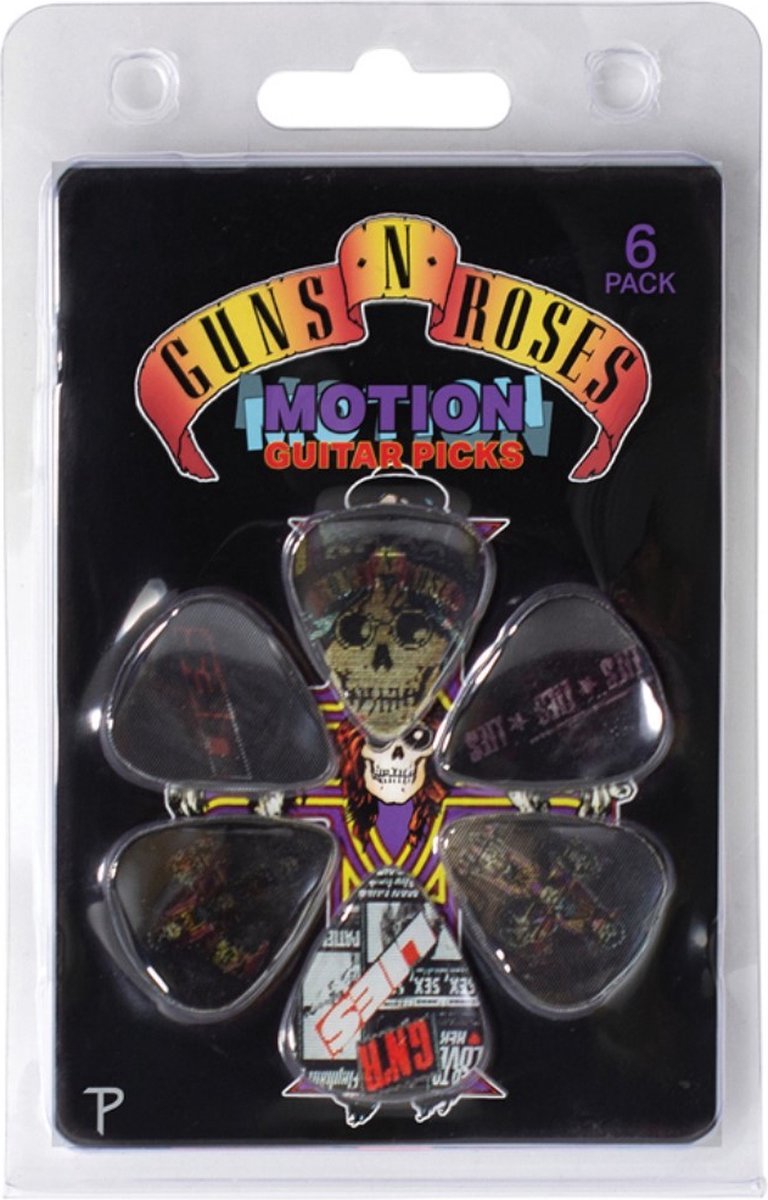 Perri's - Guns N' Roses - plectrum - Motion - Medium 0.71 mm - 6-pack