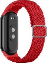 Nylon bandje - geschikt voor Xiaomi Smart Band 8 - rood