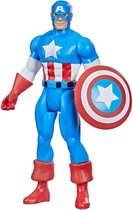 Hasbro Marvel Legends Retro Captain America-figuur van 9,5 cm