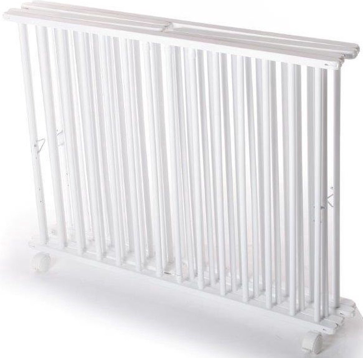 Bebies First LIAM Babybox Inklapbaar / Baby box – Kinderbox / Playpen Met Wieltjes - 99 x 75 x 74 cm - Wit – foto 5