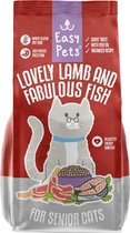 Nourriture pour chats âgés Easypets Lovely Lamb & Fabulous Fish (1,5 KG)