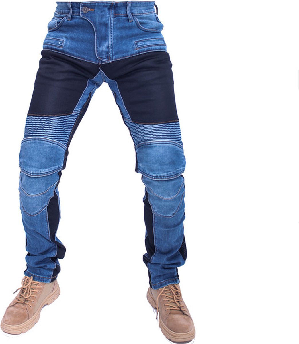 RAMBUX® - Pantalon Moto - Blauw - Jeans Homme - Jeans - Vêtements de moto  de